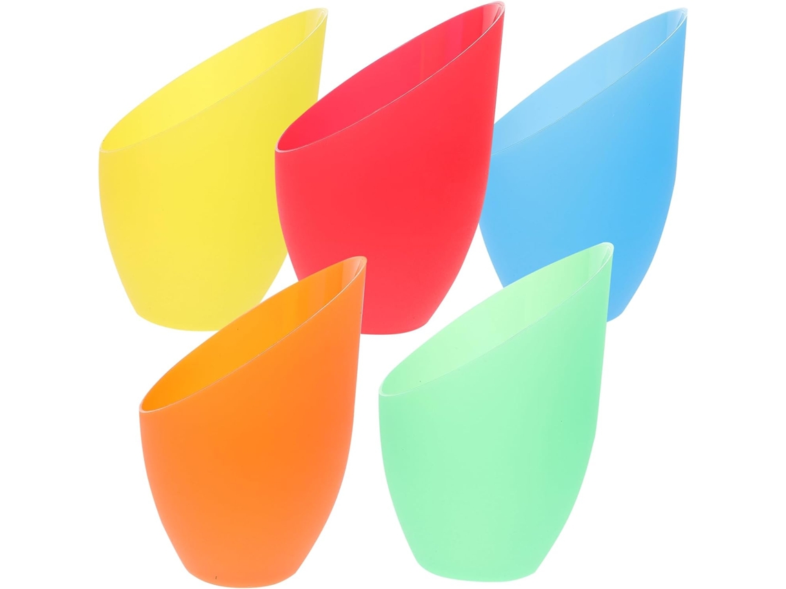 Conjunto de 5 Soquetes de Plástico em Formato de Ferradura para Lâmpadas, 40mm, para Quarto SFUSHOS