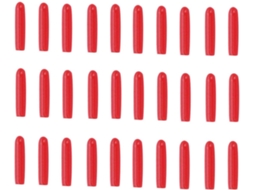 Camadas de silicone vermelho para clipes Cilio, proteção antiderrapante.