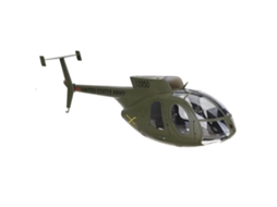 Conjunto de Peças Sobressalentes para Helicóptero Rc Eachine E220s Md500: Tampa do Nariz Verde / Asa de Cauda / Canopy MDUG