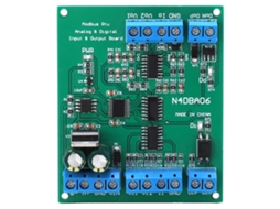 Módulo Analógico para Digital Rs485 8 Canais Conversor Adc Dac Placa Io N4dba06 12v Cc
