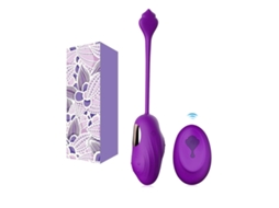 Vibrador de controle remoto Yizhood (Roxa)