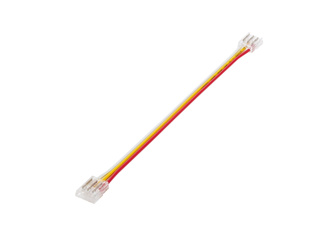 Conector Duplo com Cabo para Fita de LED CCT 24V DC COB IP20 Largura 10mm 10mm