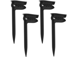 Prendedores de roupa de plástico Aboofan para o verão, conjunto de 4 peças para prova de vento, para prender toalhas e cobertores.