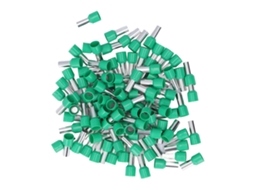 Conector De Crimpagem Laxiscreed Em Tubo Circular Isolado Para Cabos Awg 6 – Pack De 100 Unidades