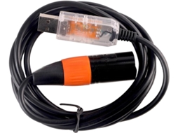 Cabo Conversor Usb De 3 Pinos Para Rs485 Dmx512 Iluminação Palco Sem
