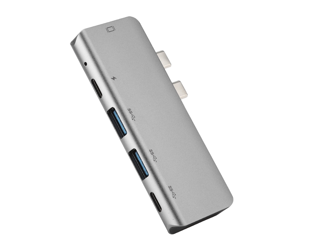 Docking Station 5 em 1 Tipo C de interface dupla para MacBook/MacBook Pro/iPad Pro