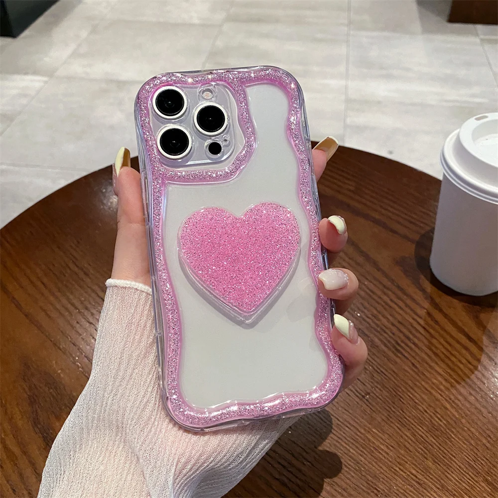 (iphone 13, Rosa) Capa Para Celular Com Suporte E Proteção Contra Impactos Para Iphone.
