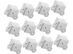 Protetores De Canto Metálicos Kisangel, Conjunto De 12 Peças, Design Envolvente, Três Pontas, Resistentes, Ideais Para
