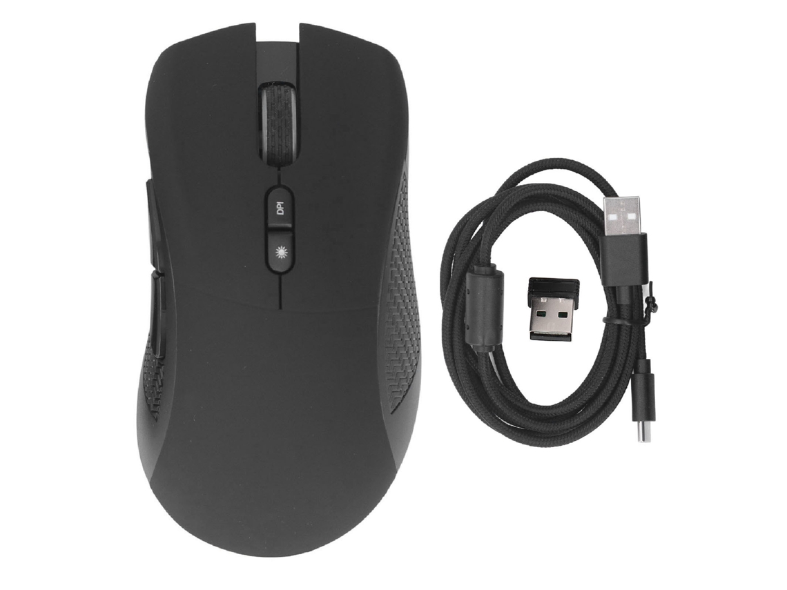 Mouse Sem Fio Para Jogos 2.4g 4800 Dpi Ergonomico