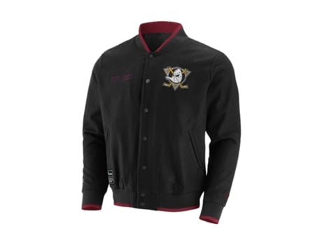 Casaco de Homem FANATICS Equipe Hunter Ducks Sintetico Preto (M)