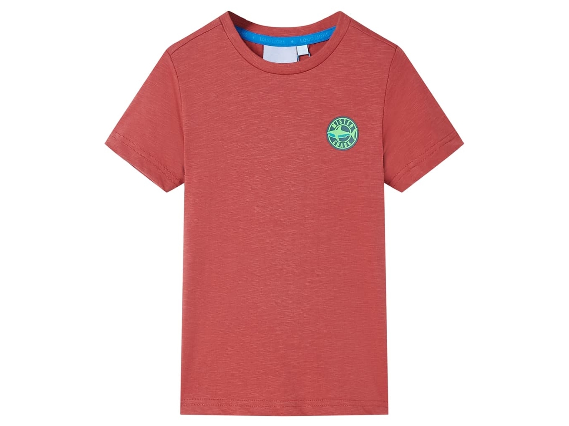T-shirt De Criança Cor Paprika 104