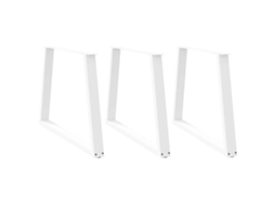 Dining Table Leg, Dining Table Legs Vidaxl Branco Aço (100 X (72-73.3) Cm)