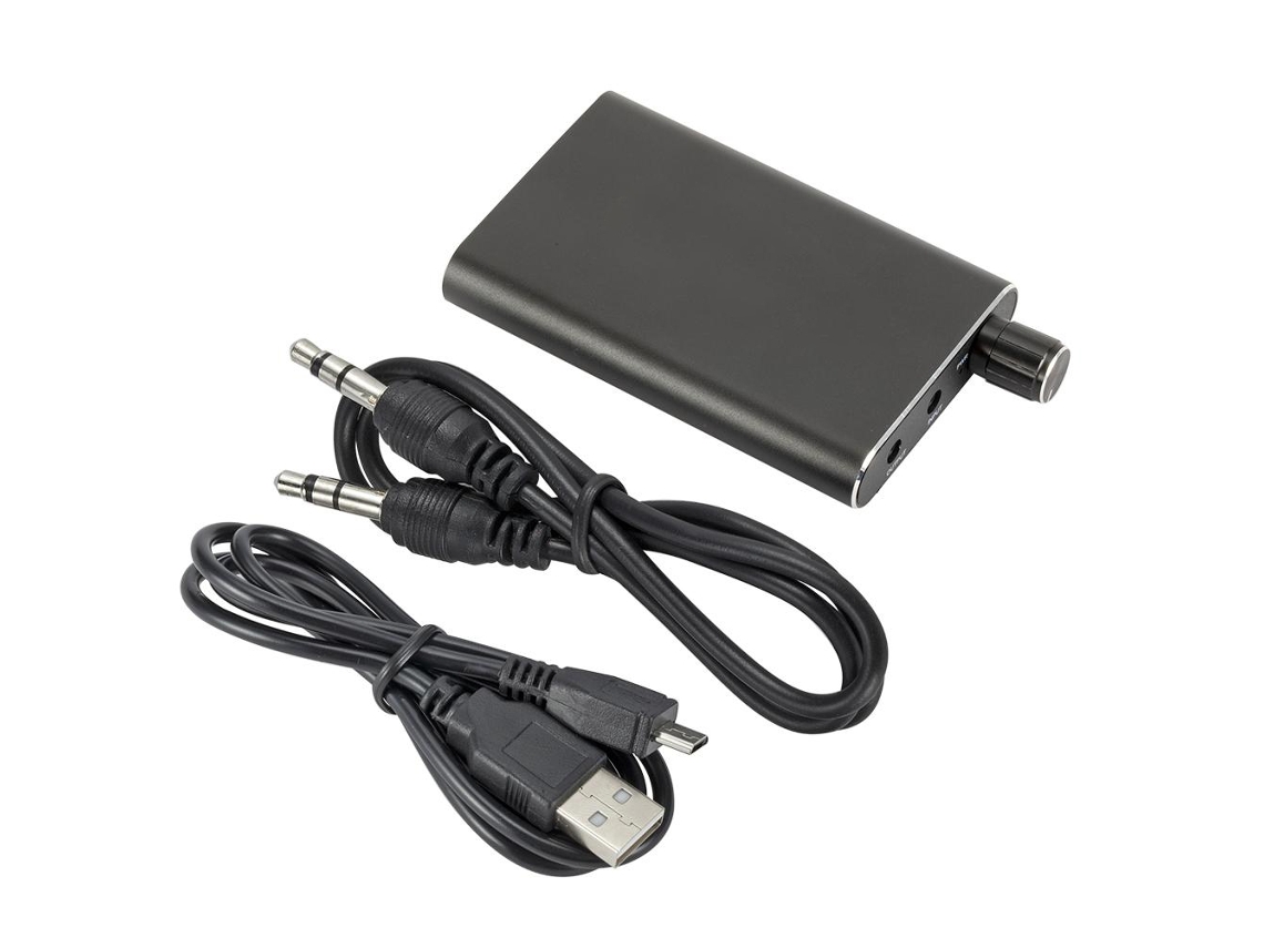 Amplificador de Fones de Ouvido e Condicionador de Áudio Aux Hifi Portátil. EOOCOO