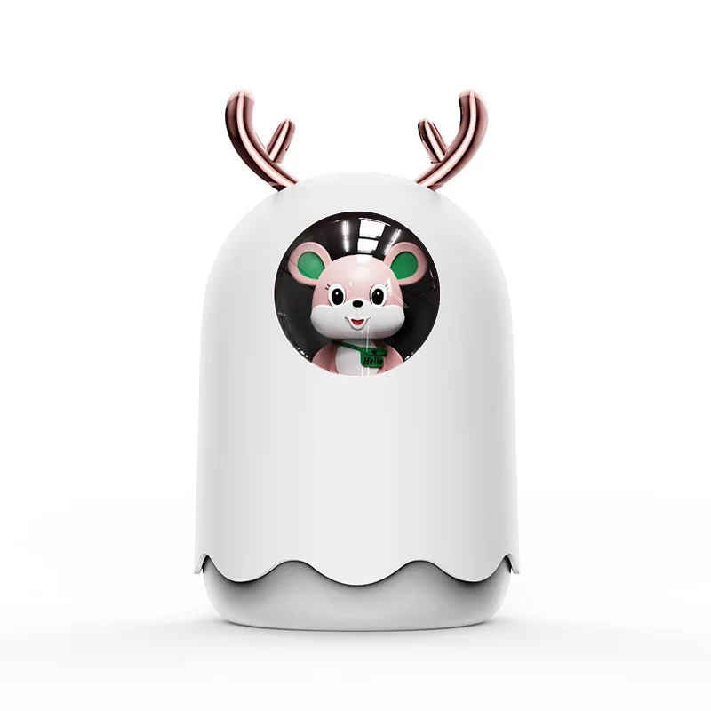 Umidificador De Ar Com Difusor De Aromas E Luz (branco, Usb) 300ml