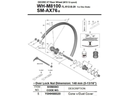 Shimano Wh-M8100