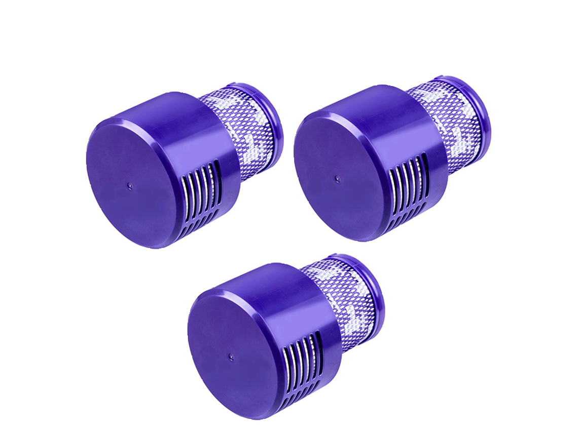 Unidade de filtro lavável para aspirador de pó Dyson V10 Sv12 Cyclone Animal Absolute Total Clean (pacote com 3)