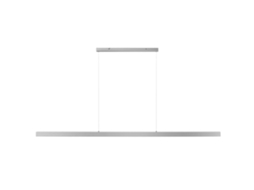Lámpara Led Colgante Beliani Baddana De Acero Plateado 180x5x197