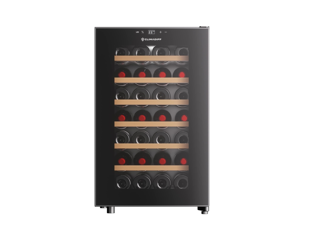 Cave De Vinho Climadiff Cuvee28 (28 Garrafas Silencioso E Preto)
