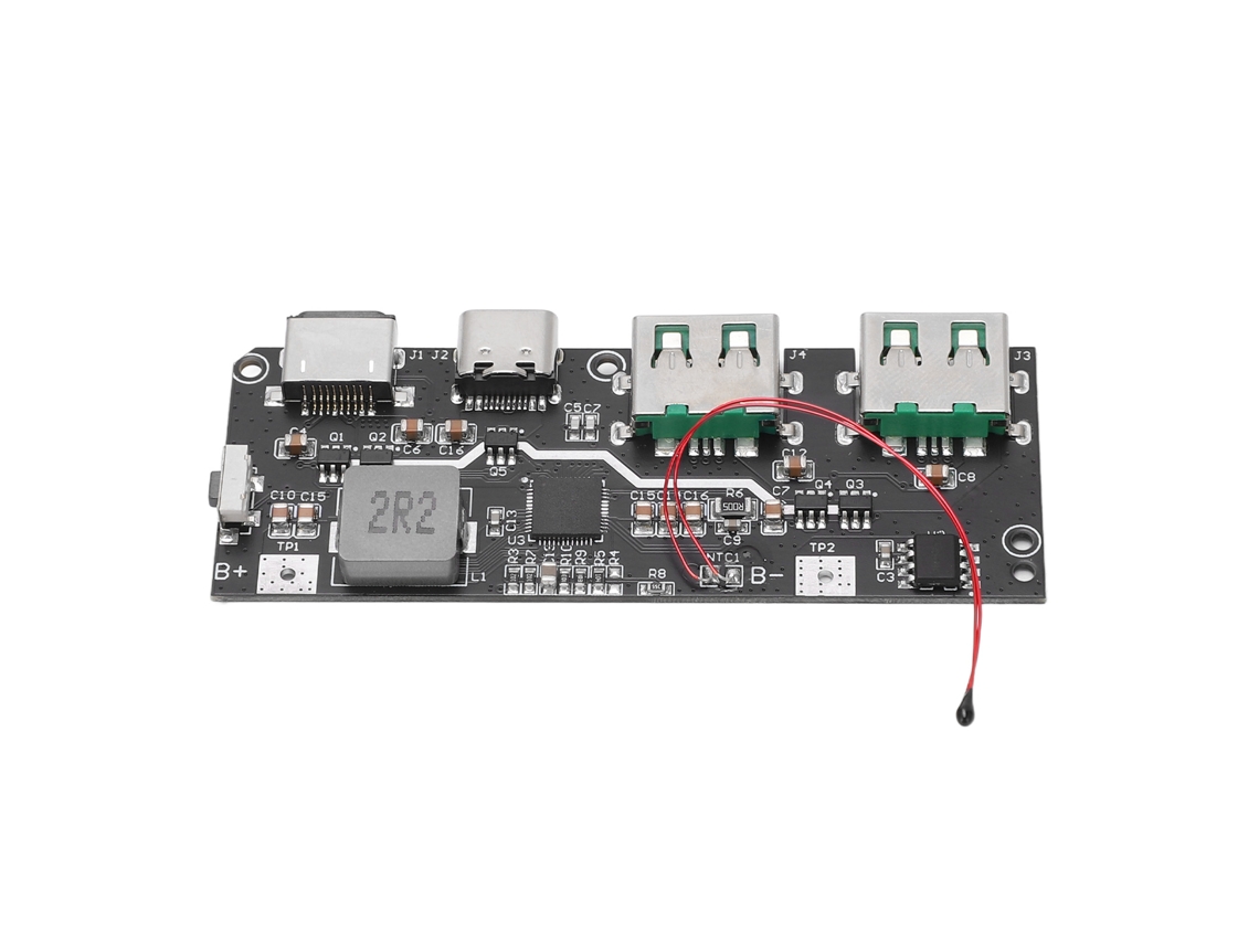 Módulo de Carregamento Rápido 22.5w 5v 4.5a Dual Led Usb Micro Type C