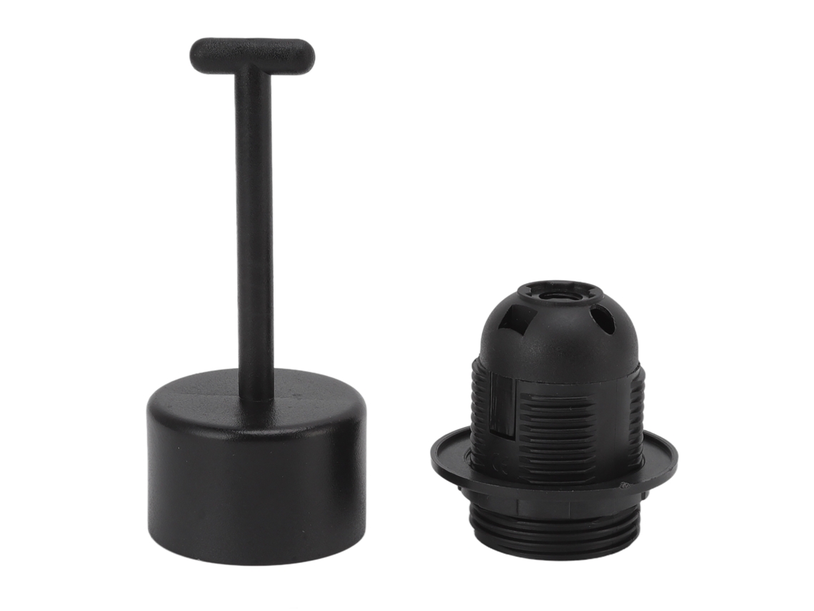 10pcs base de lâmpada E27 soquete núcleo de cobre resistente à alta temperatura com mangueira para DIY