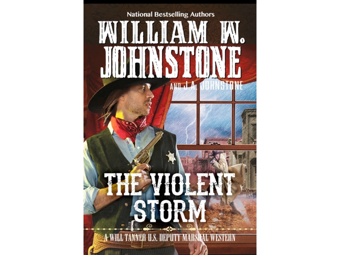 Livro The Violent Storm de William W Johnstone e Ja Johnstone (Inglês)