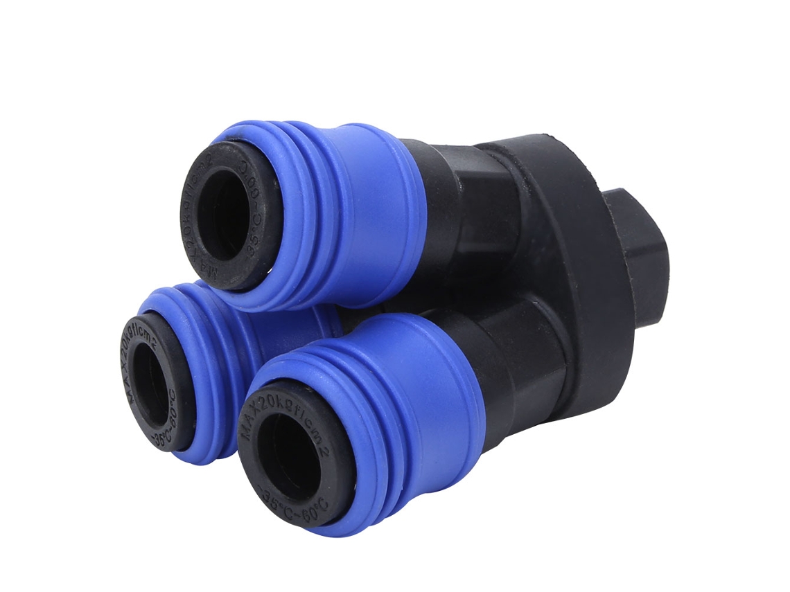 Laxiscreed Conector Adaptador De Encaixe Rápido Para Mangueiras De Ar Pneumáticas, Plástico E Aço Com Bloqueio Automático