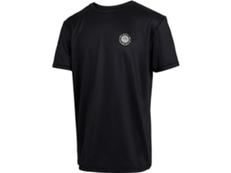 Camiseta de Manga Curta Uv Ease Rashvest Loosefit Preto Smystic