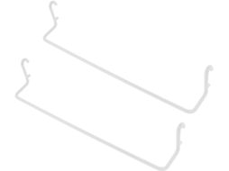 Suporte Para Toalhas Unomor, Conjunto De 2 Peças, Em Aço Inoxidável, C
