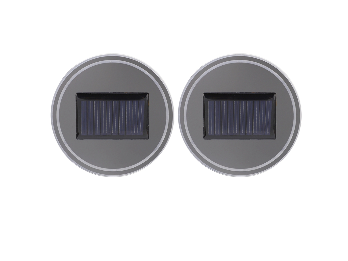 Laxiscreed Porta-copos Para Carro Com Energia Solar E Sensor De Vibração Para Maior Segurança