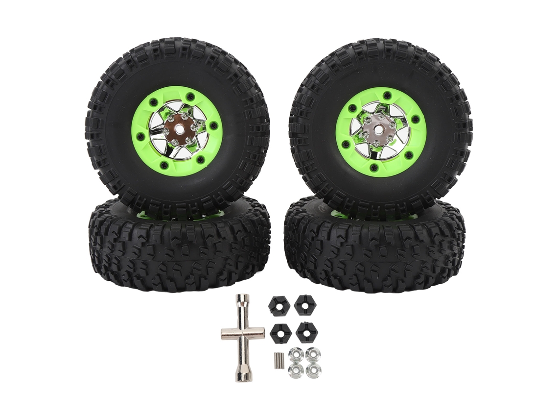 Pneus De Carro Rc Duráveis Para Substituição Wltoys 12423 12427 12428 124006 Acessórios Rc