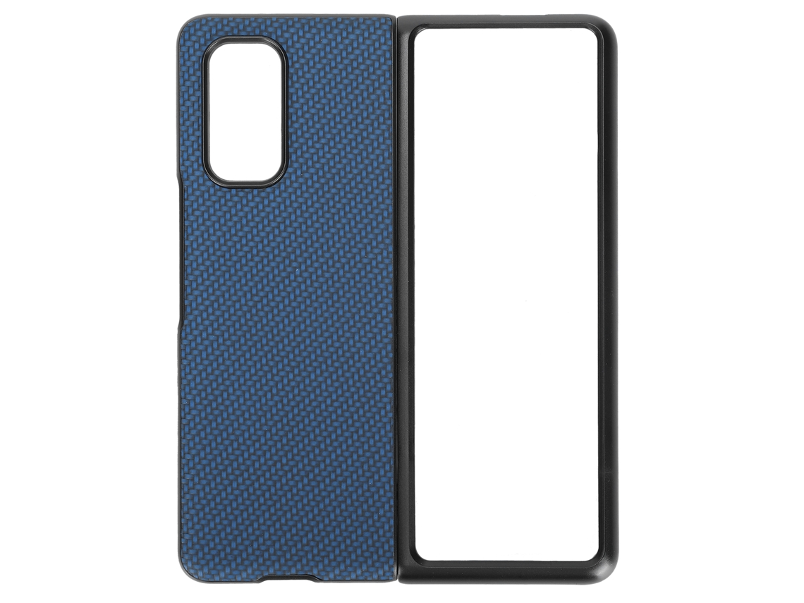 Capinha para Xiaomi Mix Fold com proteção de tela dobrável, textura de fibra de carbono