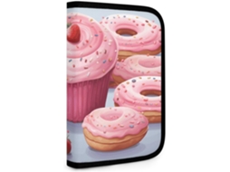 Saco duplo para utensílios de cozinha, ideal para donuts e muffins, também pode ser usado como saco de armazenamento.