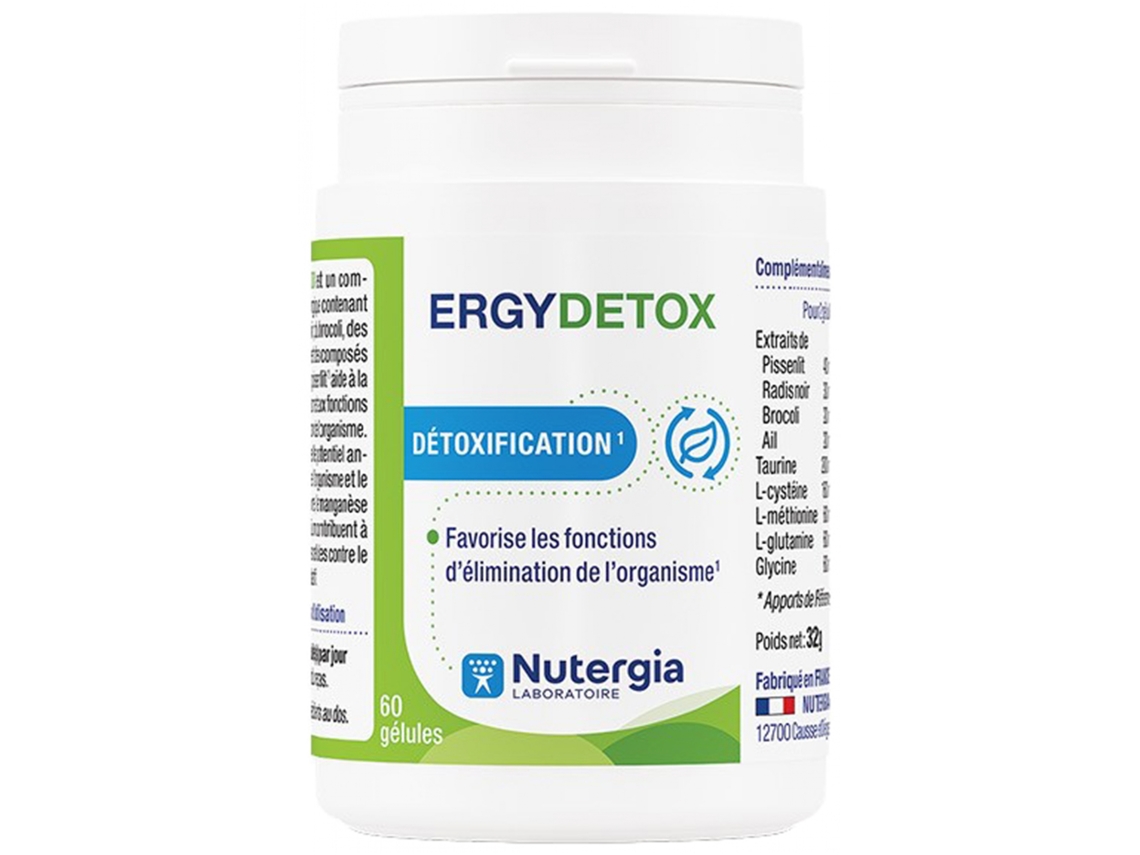 Ergydetox 60 Cápsulas NUTERGIA