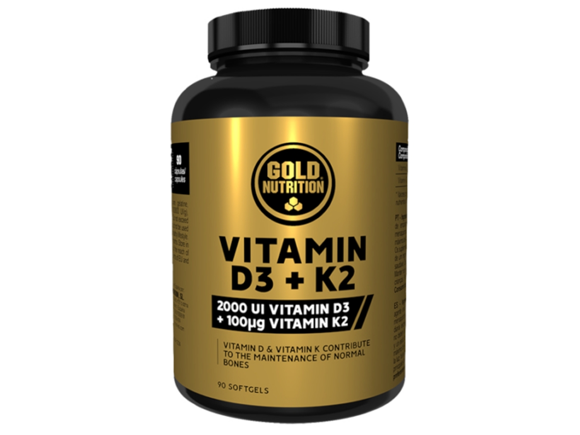 Vitamina D3k2 90 Cápsulas Gold Nutrition
