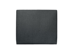 Cabeceira De Cama Lisa Ascot  Black  120 X 190 Cm Altura 120 Cm Indream