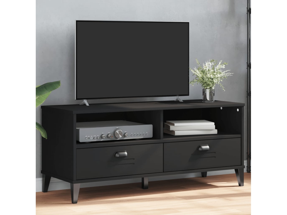 Vidaxl Móvel De Tv Viken Derivados De Madeira Preto