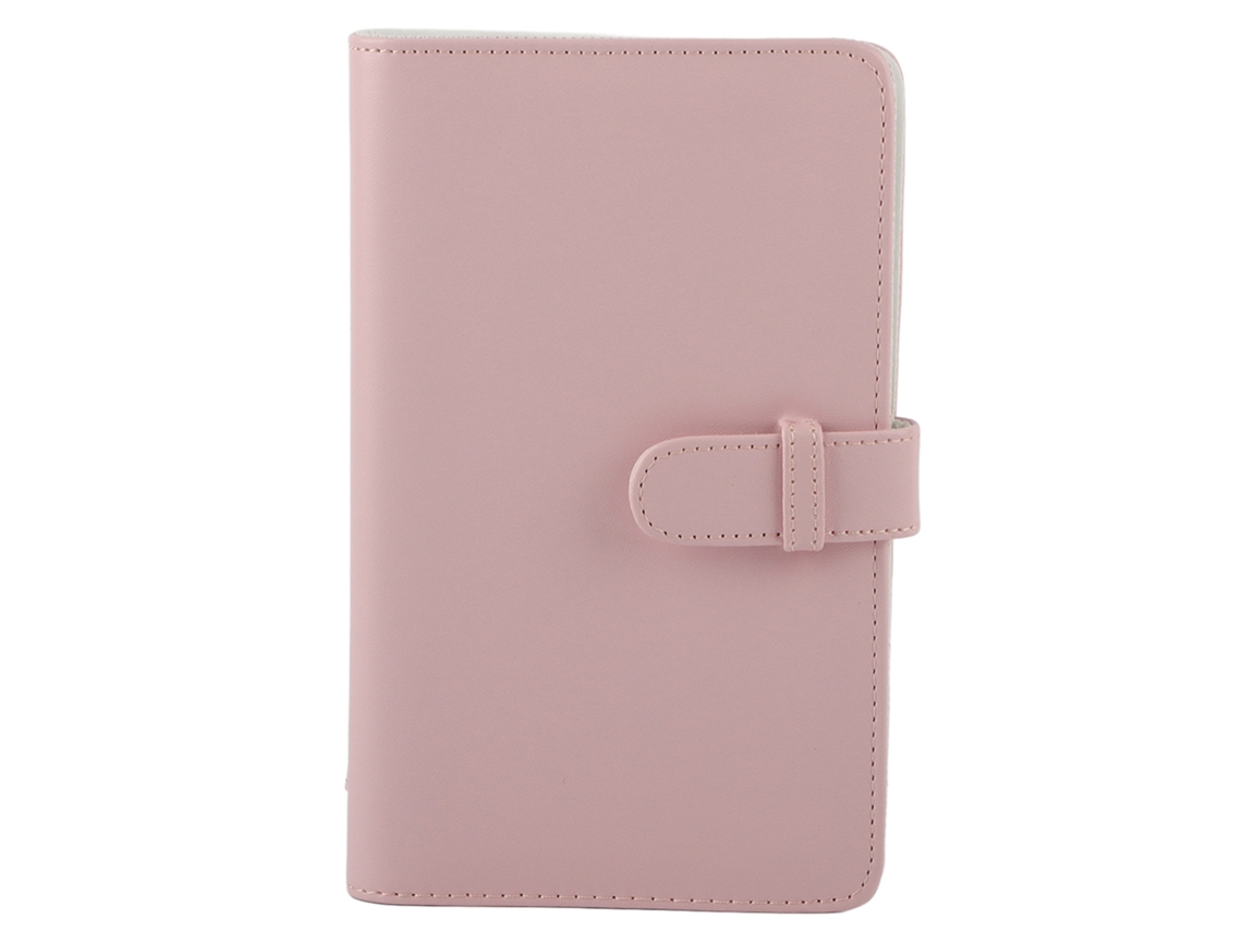 Álbum De Fotos Pu Universal 3in Con 96 Bolsillos Para Cámara Instantánea Mini11/8/9/7s/25/70/90 Rosa