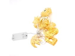 Fio de Luz Led 10 Leds, 1,65m, Bateria, Decorativa, Sala, Festa, Casamento | S/MARCA