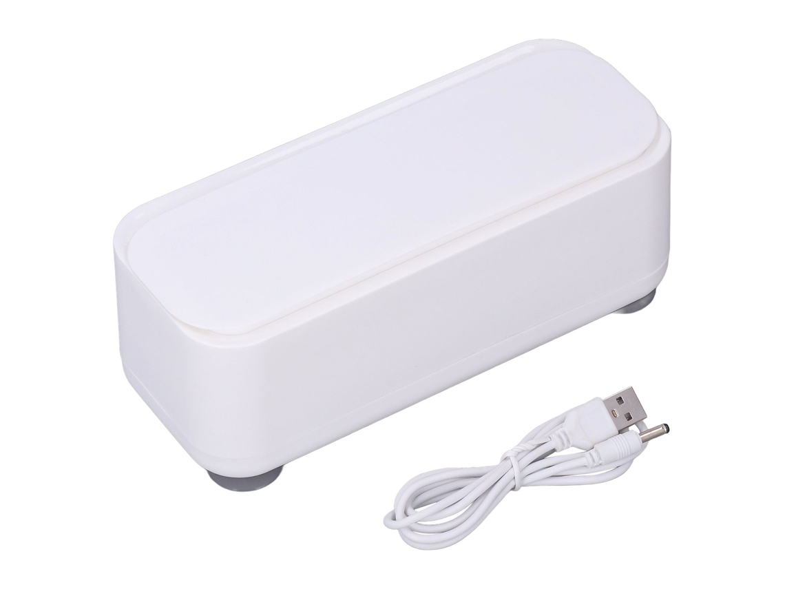 Limpador Ultrassônico Profissional 45000hz 40db Portátil Usb para Óculos Bijuterias