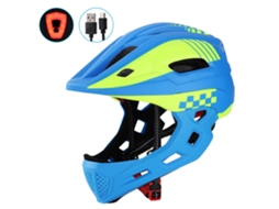 Capacete Full Face Infantil Laxiscreed Com Lanterna Para Segurança E Diversão Garantida