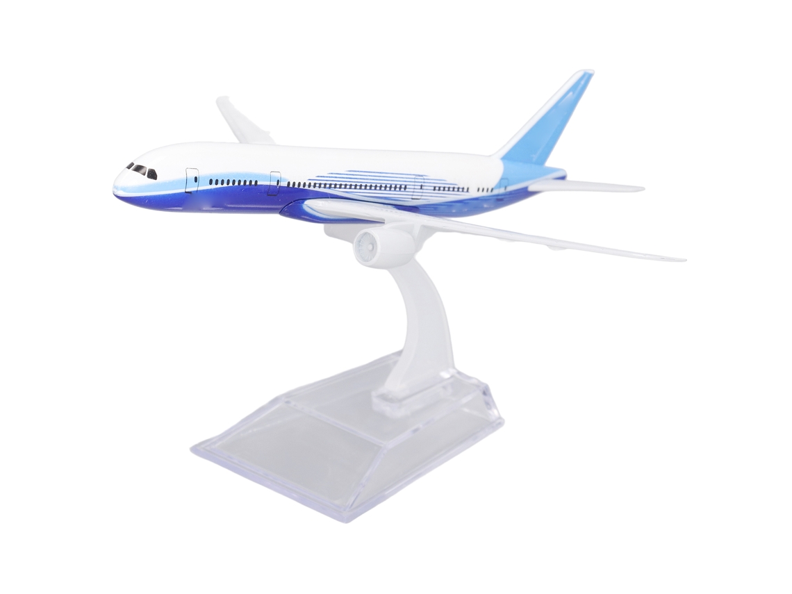 Ats modelo de Avião Airliner 787 em Liga, Simulação de Estudo em Casa, Brinquedo Exquisito de Metal Fundido, Decoração para Escritório