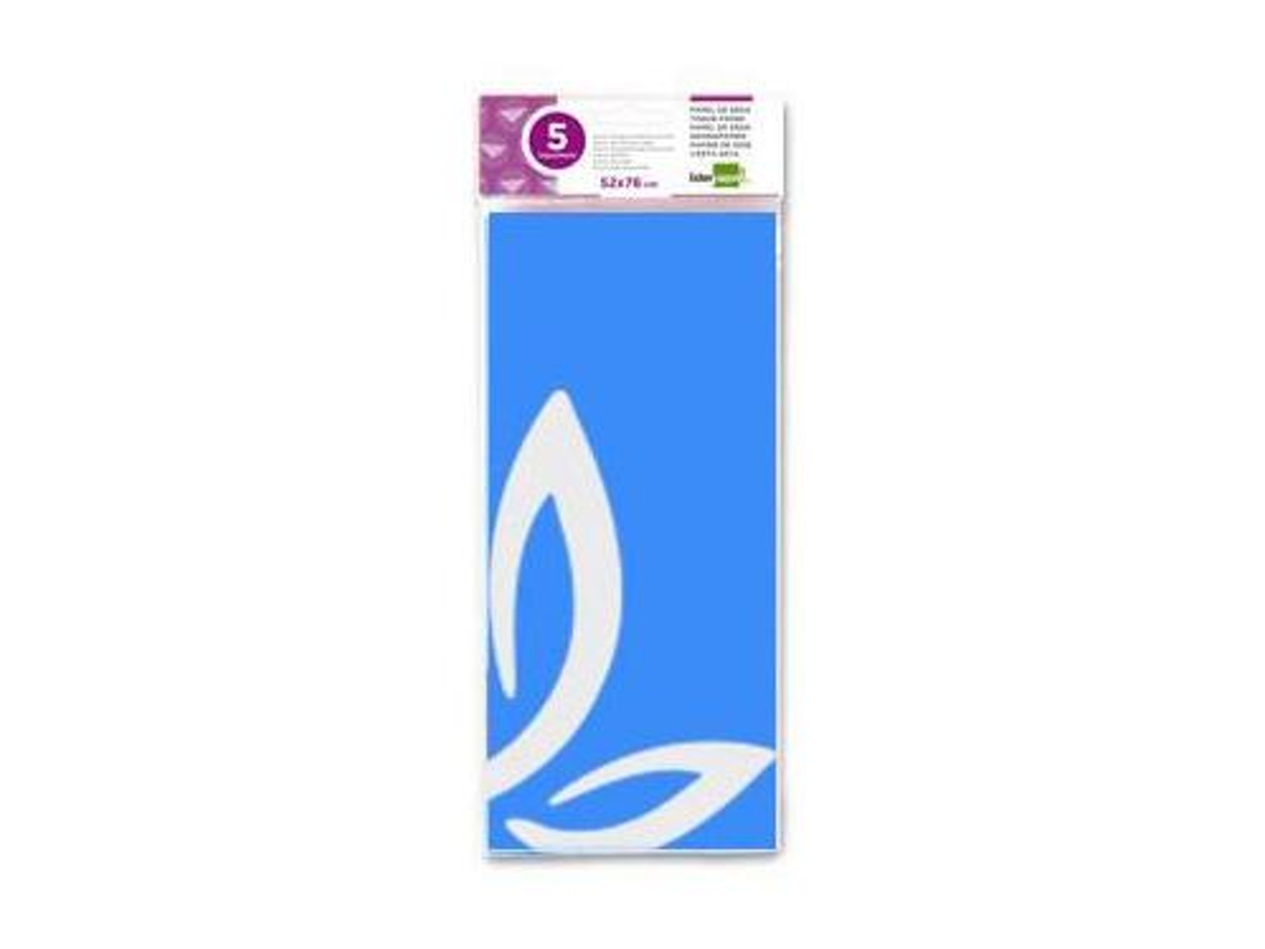 Papel Seda Liderpapel 52 X 76 Cm. 18 Grs/M2. Celeste