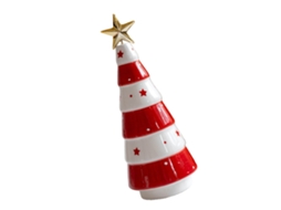 Decoração Natalina Robusta Em Cerâmica, Elegante Peça De Decoração De Mesa Para O Natal, Para Casa E Família.-aquaforge