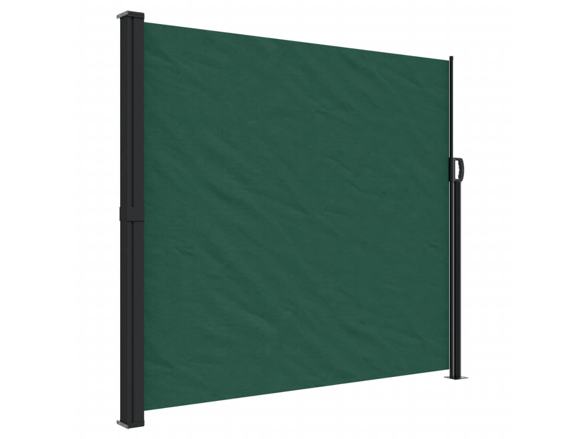 Retractable Side Awning, Retractable Side Awnings Vidaxl Verde Poliéster (180 X 500 Cm)