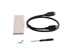 Enclosure De Disco Rígido Móvel (suporta Ssd Msata, Transferência Usb 3.0 De Alta Velocidade)