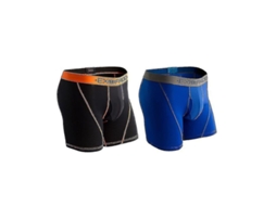 Conjunto de 2 Calcinha Exofficio Masculina Sport Mesh 6 Polegadas EUA Instructivo