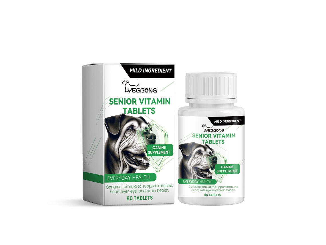 Vitamina Tabletes para Cães Idosos Worten