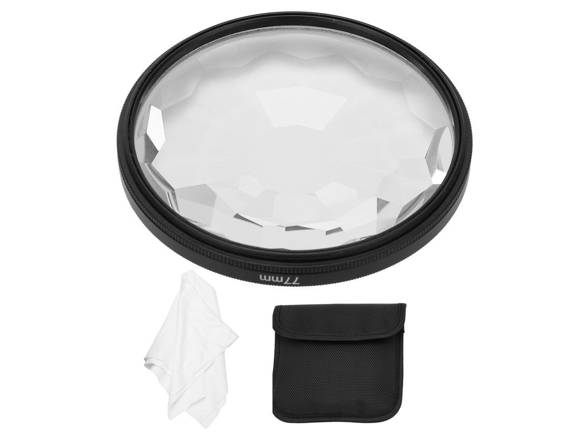 Filtro De Cristal Para Cámara 77mm Filtro De Prisma Efectos Especiales Accesorios De Fotografía