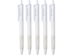 Conjunto De 5 Canetas Tinta Preta, Rollerball Em Gel, Retráteis, Ponta