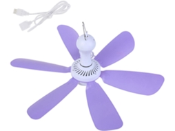 Ventilador De Teto Portátil Para Camping, Com Controle Remoto Usb, Silencioso E Silencioso, Dormitório E Camping, Para Escritório, Uso Externo